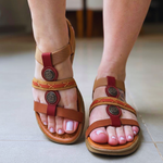 Sandália Softline Serena Couro Legítimo