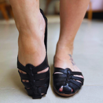 Sapatilha Aurora Comfort em Couro Legítimo