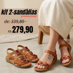 Kit Promocional 2-pares de Sandália
