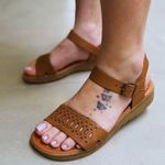 Sandália Softline Ravena Couro Legítimo