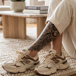 Tênis NB creme c/ Marrom