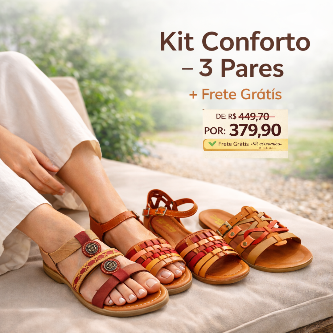 Kit Alívio Diário – 3 Pares